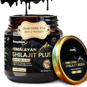 Himalayan Shilajit Resin with Ashwagandha & Black Pepper