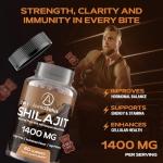 Shilajit Gummies with Ashwagandha & 85+ Minerals