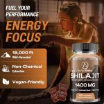 Shilajit Gummies with Ashwagandha & 85+ Minerals