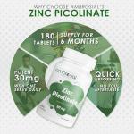 Zinc Picolinate 30mg Immune Support Supplement