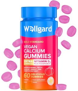 Wellgard Vegan Calcium Gummies for Healthy Bones
