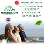 Lifeable Magnesium Citrate Gummy - Calm & Focus Support
