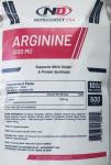 NutraDirect L-Arginine 1000mg - 500 Tablets