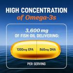 Triple Strength Omega 3 Fish Oil Softgels 120 Ct