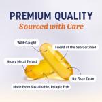 Triple Strength Omega 3 Fish Oil Softgels 120 Ct