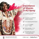 BetterYou Vitamin D3 K2 Oral Spray, 3000 IU