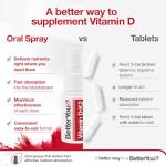 BetterYou Vitamin D3 K2 Oral Spray, 3000 IU