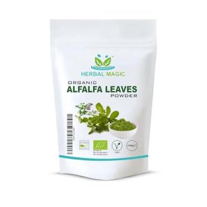 Organic Alfalfa Leaf Powder - Green Superfood 100g