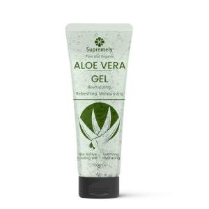 Organic Aloe Vera Gel for Hydration and Soothing