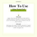 Organic Aloe Vera Gel for Hydration and Soothing