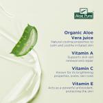 Organic Aloe Vera Gel with Vitamins A, C, E