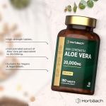 High Strength Aloe Vera Tablets 20,000mg - 180 Count