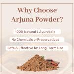 Arjuna Bark Powder - 200g Ayurvedic Supplement