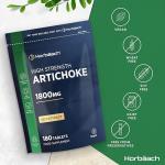 High Strength Artichoke Extract 1800mg – 180 Vegan Tablets