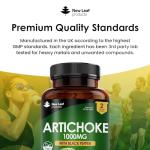 High Strength Artichoke Extract Tablets with Black Pepper
