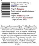 Organic Astragalus Capsules for Energy and Wellness