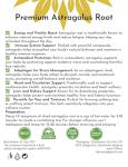 Pure Astragalus Root 100g - Boost Immunity & Energy