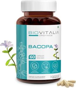 Biovitalia Bacopa Monnieri Capsules for Brain Support