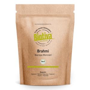 Biotiva Organic Brahmi Capsules for Memory Support