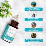 Biovitalia Bacopa Monnieri Capsules for Brain Support