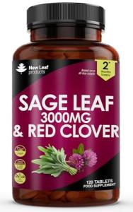 Sage Leaf & Red Clover Menopause Support Tablets