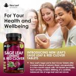 Sage Leaf & Red Clover Menopause Support Tablets