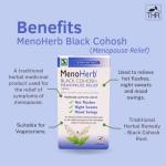 MenoHerb Black Cohosh 30 Tablets for Menopause Relief