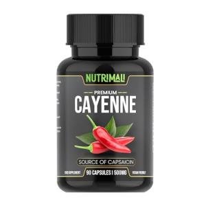 NutriMali Organic Cayenne Pepper 90 Vegan Capsules