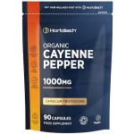 Organic Cayenne Pepper 1000mg - 90 Vegan Capsules