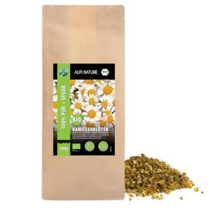 Organic Chamomile Tea – Premium Dried Flowers 500g