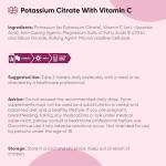 High Strength Potassium Supplement with Vitamin C