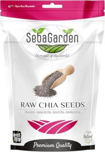 Seba Garden Raw Black Chia Seeds - 1 kg