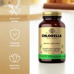 Solgar Chlorella 520 mg Capsules - 100 Count
