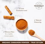 Organic Ceylon Cinnamon Powder by Sevenhills 200g