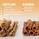 Ceylon Cinnamon 4000mg Tablets for Blood Sugar Support