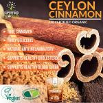 Organic Ceylon Cinnamon Powder 300g - Superfood Spice
