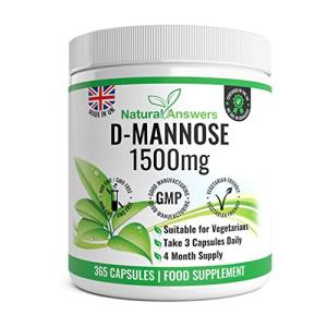 D-Mannose 1500mg Max Strength - 365 Veg Capsules
