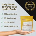 CurcuFlame Turmeric Capsules with Ginger & BioPerine