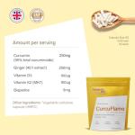 CurcuFlame Turmeric Capsules with Ginger & BioPerine