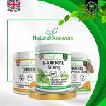 D-Mannose 1500mg Max Strength - 365 Veg Capsules