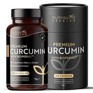 High Strength Vegan Curcumin with Bioperine 120 Capsules