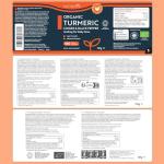 Organic Turmeric with Ginger and Black Pepper Capsules