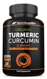 Organic Turmeric Capsules with Black Pepper and Ginger