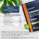 Turmeric Tablets 3000mg with Black Pepper & Ginger