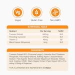 Zipvit Curcumin 95 with Bioperine, 90 Vegan Tablets