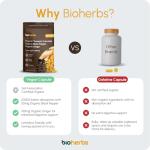 Organic Turmeric Capsules with Black Pepper & Ginger