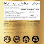 Ayorish 1000mg Maca Root Extract Capsules