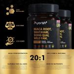 Ayorish 1000mg Maca Root Extract Capsules