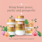 MANGALAM Pure Camphor 100g Jar for Aromatherapy