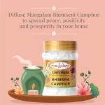 MANGALAM Pure Camphor 100g Jar for Aromatherapy